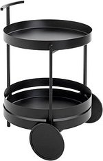 HAKU Möbel Servierwagen schwarz 42,0 x 42,0 x 62,0 cm