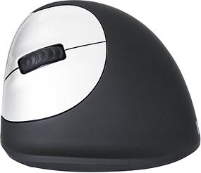 r-go HE Ergo Vertical Mouse Größe M links Maus ergonomisch kabellos schwarz, silber