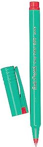 Thumbnail - Pentel Ball R50 Tintenroller grün 0,4 mm, Schreibfarbe: rot, 12 St.