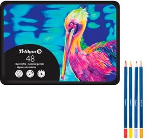 Pelikan Premium Buntstifte farbsortiert, 48 St.