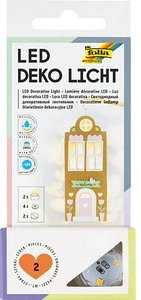folia LED Dekoleuchten transparent, 2 St.