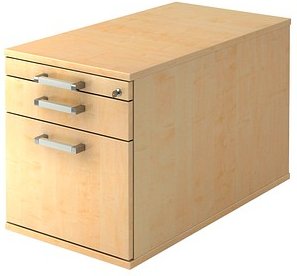 HAMMERBACHER Solid TC20 Rollcontainer ahorn 3 Auszüge 42,8 x 80,0 x 51,2 cm