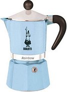 BIALETTI Rainbow Espressokocher blau, 1 Tasse
