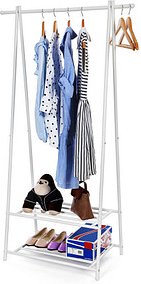 Thumbnail - SONGMICS Kleiderständer HSR05W weiß Metall 87,5 x 155,0 cm
