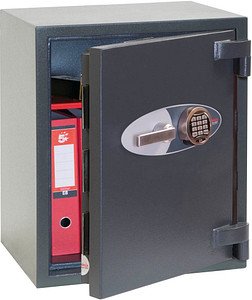 Thumbnail - phoenix Tresor Elara Sicherheitsstufe 3 nach EN 1143-1 mit Feuerschutz graphitgrau 52,0 x 50,0 x 65,0 cm