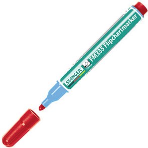 Thumbnail - STANGER FM335 Flipchart-Marker rot 1,0 - 3,0 mm, 1 St.