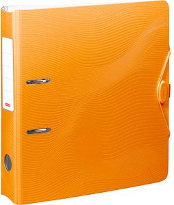BRUNNEN WAVE Ordner orange Kunststoff 7,0 cm DIN A4