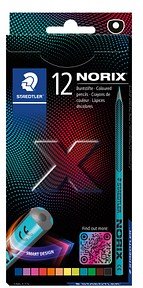 STAEDTLER NORIX® 186 Buntstifte farbsortiert, 12 St.