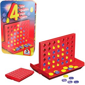 Schmidt MBS Vier gewinnt in Metalldose Geschicklichkeitsspiel, 1 St.