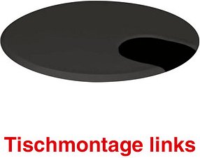 Thumbnail - Kerkmann Move 1 Kabeldurchführung 6,0 cm schwarz