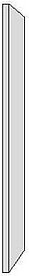 Kerkmann Progress Abschlusswand lichtgrau 2,0 x 40,0 x 190,0 cm