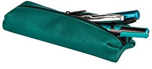 Thumbnail - herlitz Schlampermäppchen Origami Forest grün, 20,0 x 6,5 cm