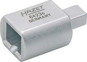 Thumbnail - HAZET Vierkant-Adapter Steckschlüsseleinsatz Größe: 9,0 x 12,0 mm Länge: 50 mm