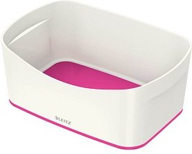 AKTION: LEITZ MyBox Aufbewahrungsbox 3,0 l perlweiß/pink 24,6 x 16,0 x 9,8 cm mit Prämie nach Registrierung