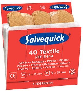 Salvequick® Pflaster Textile 1009444V beige, 40 St.