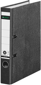 Thumbnail - AKTION: LEITZ 1050 Ordner schwarz marmoriert Karton 5,2 cm DIN A4 mit Prämie nach Registrierung