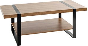 HAKU Möbel Couchtisch rechteckig Spanplatte bologna-eiche 120,0 x 60,0 x 45,0 cm, 1 St.