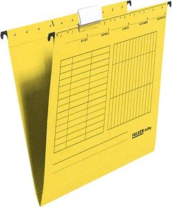 FALKEN Hängemappen UNIREG gelb, 25 St.