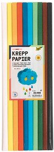 folia Krepppapier BASIC farbsortiert 32 g/qm 10 Rollen