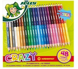 JOLLY Supersticks Crazy Buntstifte farbsortiert, 24 St.