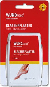 Thumbnail - WUNDmed® Blasenpflaster Ferse 02-136 transparent 6,8 x 4,3 cm, 3 St.