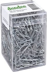 dundee Büroklammern silber glanzverzinkt, 500 St.