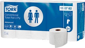 TORK Toilettenpapier T4 Advanced Soft 3-lagig Recyclingpapier, 30 Rollen