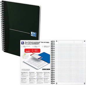 OXFORD Collegeblock Office Essentials Kleinformat kariert DIN A5 ohne Rand