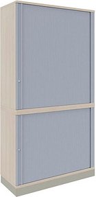 fm Sidney Rollladenschrank akazie 3 Fachböden 100,0 x 44,2 x 186,9 cm