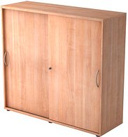 HAMMERBACHER Schiebetürenschrank 1753S, V1753S/N/N/BM nussbaum 2 Fachböden 120,0 x 40,0 x 110,0 cm