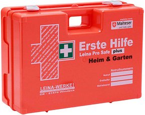 Thumbnail - LEINA-WERKE Erste-Hilfe-Koffer Pro Safe plus Heim & Garten DIN 13169 + Erweiterung orange