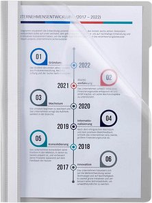 Thumbnail - Schnellhefter Quality Kunststoff grau DIN A4, 1 St.