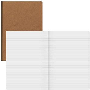 Thumbnail - BRUNNEN Notizbuch FACT!plus DIN A4 liniert, hellbraun Softcover 192 Seiten, 1 Block