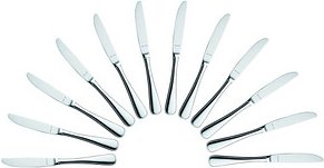 solex® Messer Selina silber, 12 St.