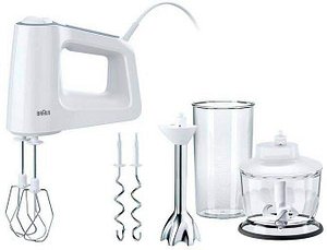 BRAUN MultiMix 3 HM3137WH Handmixer weiß 500 W