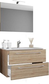 Thumbnail - VCM my bath Badmöbel-Set 3-teilig Badinos 914329 sonoma-eiche 80,0 x 46,0 x 50,0 cm