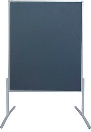FRANKEN Moderationswand PRO 120,0 x 150,0 cm grau