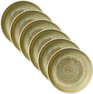 HEART & SOUL Suppenteller Perfect Match Thyme hellgrün Ø 21,0 cm, 6 St.