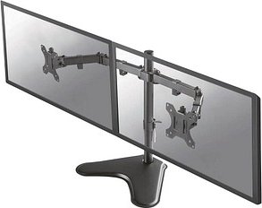 Neomounts Monitor-Halterung FPMA-D550DDBLACK schwarz für 2 Monitore, Tischständer
