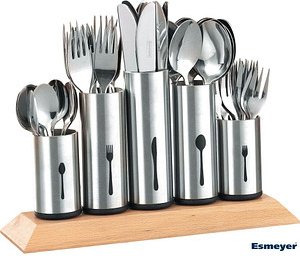 Esmeyer Besteckhalter PIPES silber