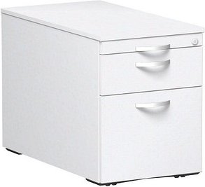 geramöbel Flex Rollcontainer weiß 3 Auszüge 43,8 x 80,0 x 56,5 cm