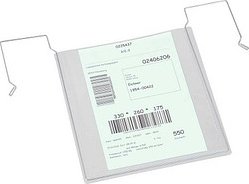 EICHNER Sichttaschen mit Drahtbügel DIN A5 transparent glatt, 50 St.