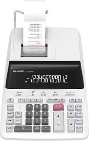 SHARP CS-2635LW Tischrechner druckend lichtgrau