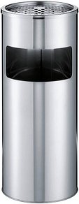 DURABLE Standaschenbecher silber, 1 St.