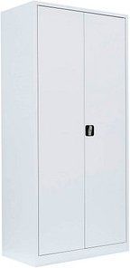 LÜLLMANN Putzmittelschrank 545547 signalweiß 92,5 x 42,2 x 195,0 cm, aufgebaut, 1 St.