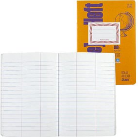 Ursus Vokabelheft OE Recycling Lineatur 26 liniert DIN A5 ohne Rand, 40 Blatt, 1 St.