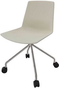 Quadrifoglio Besucherstuhl Clue beige, grau Stoff