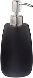 relaxdays Seifenspender 10031061_46 schwarz Polyresin 300,0 ml, 1 St.