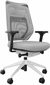 fm Bürostuhl Asiento, 4260761570853 Stoff grau, Gestell grau