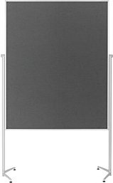 magnetoplan Moderationswand 120,0 x 150,0 cm dunkelgrau